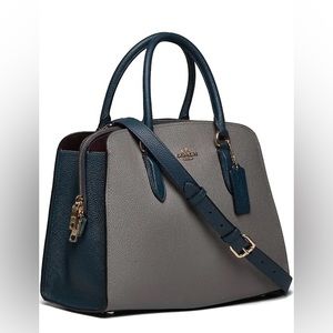Coach Channing Gray colorblock carry all bag